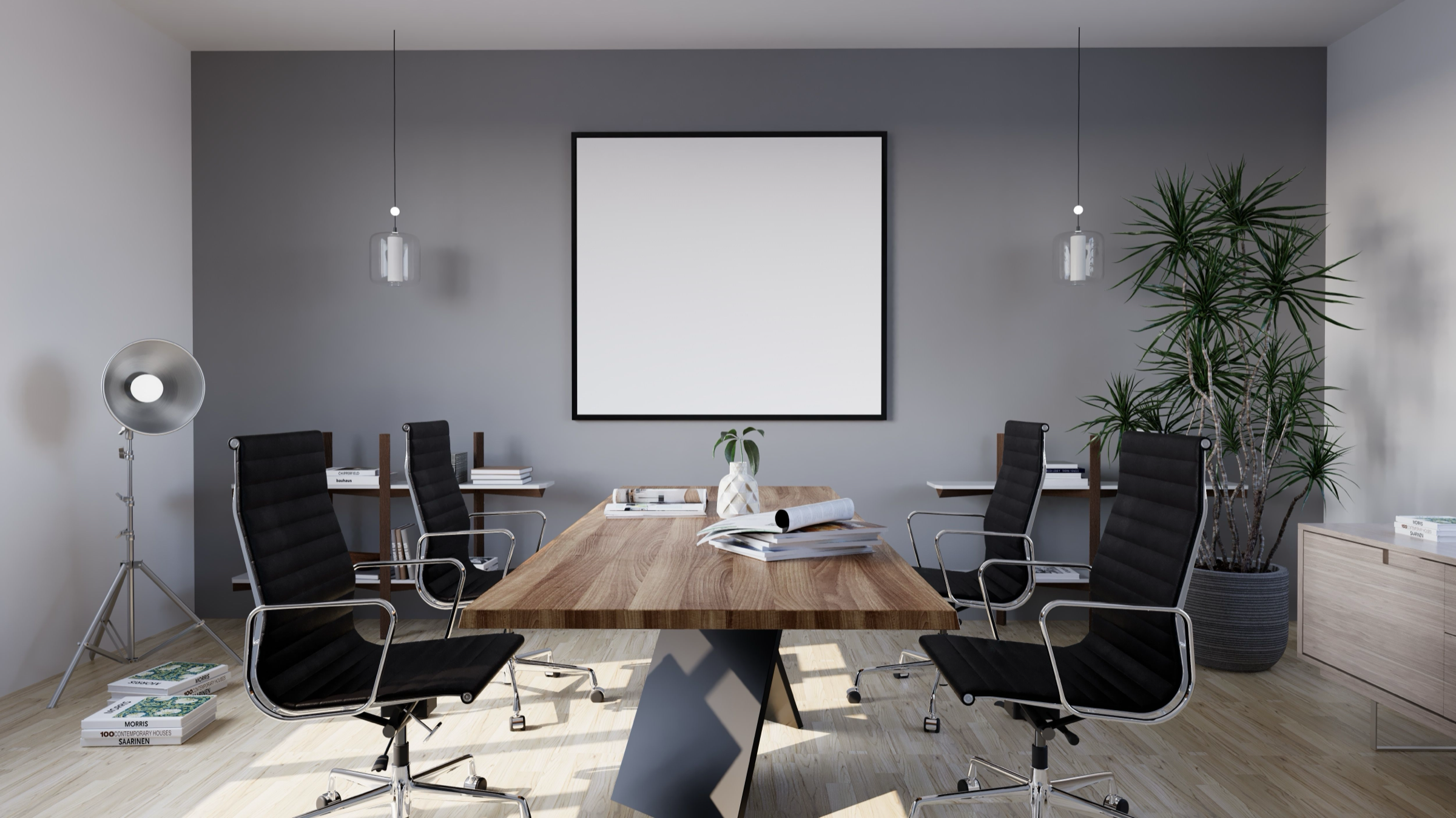 Meeting room in a managed office space in Hyderabad