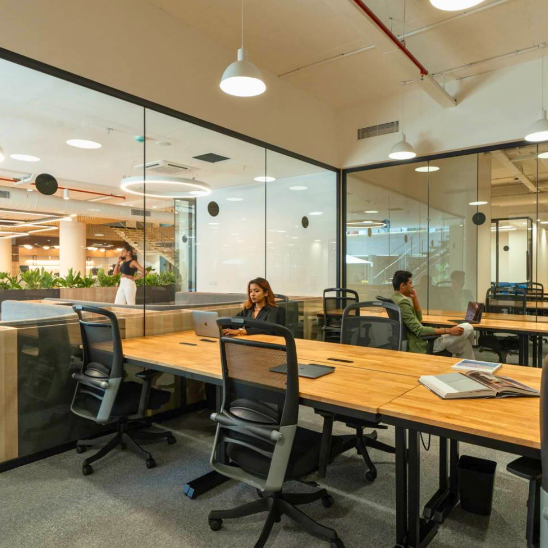 Scalable managed office space in Hyderabad with flexible seating configurations